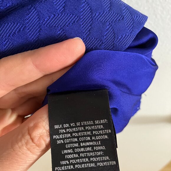 Anthropologie HD in Paris Cobalt Blue Dress - Picture 3 of 8